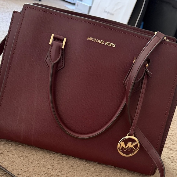 Michael Kors Dark maroon Satchel Bag - Picture 6 of 11